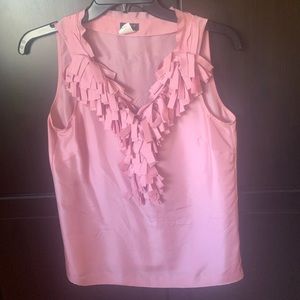 J Crew Silk Sleeveless Top Sz 0
